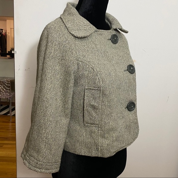 VERTIGO PARIS TWEED WOOL BOLERO CROPPED JACKET S - Picture 3 of 6
